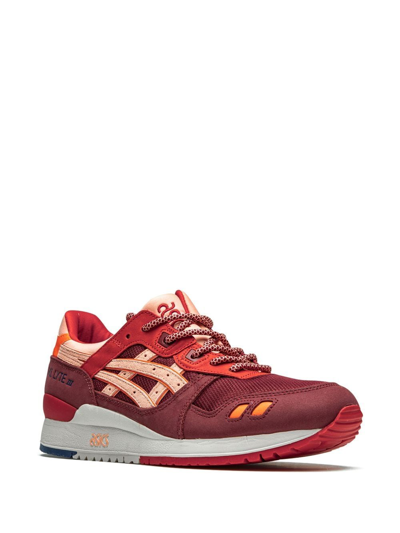 Shop Asics X Ronnie Fieg Gel Lyte Iii "volcano 2.0" Sneakers In Red