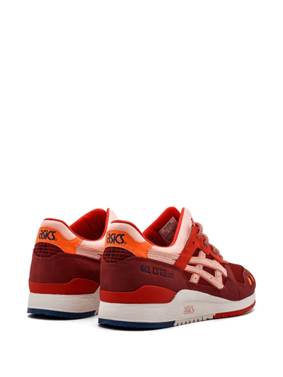 Asics Gel Lyte Iii Low-top Sneakers In Red