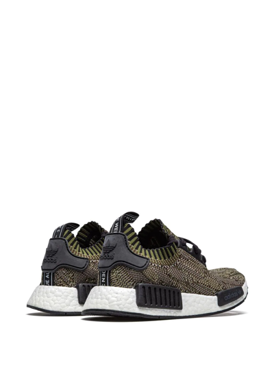 Shop Adidas Originals Nmd R1 Primeknit "camo Pack" Sneakers In Brown