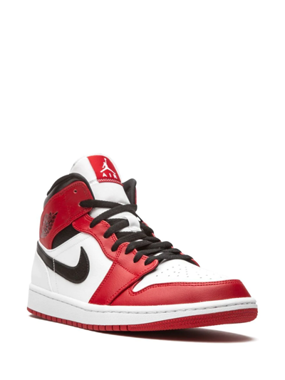 Shop Jordan Air  1 Mid "chicago 2020" Sneakers In White