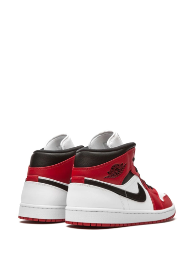 Shop Jordan Air  1 Mid "chicago 2020" Sneakers In White