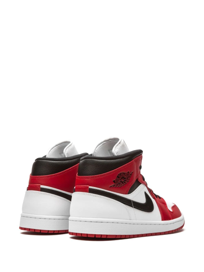 Jordan Air  1 Mid "chicago 2020" Sneakers In White