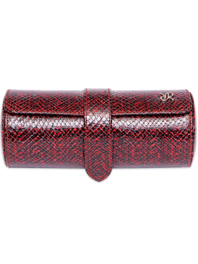 Shop Rapport Triple Watch Roll In Rot