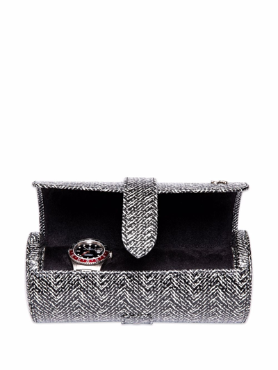 Rapport Marlow Three-watch Roll In Schwarz