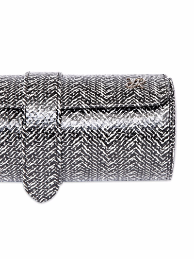 Rapport Marlow Three-watch Roll In Schwarz