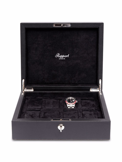 Shop Rapport Vantage 8-watch Box In Schwarz