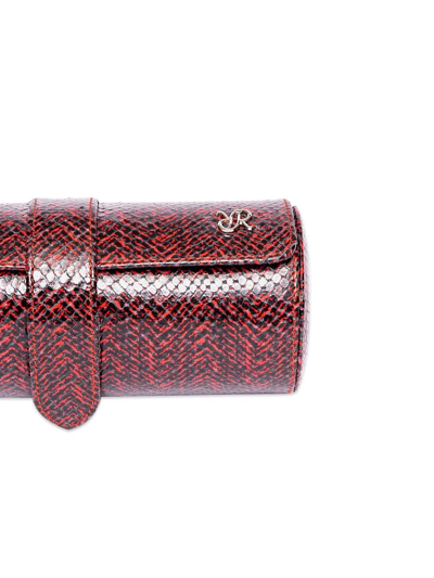 Rapport Marlow Three-watch Roll In Rot