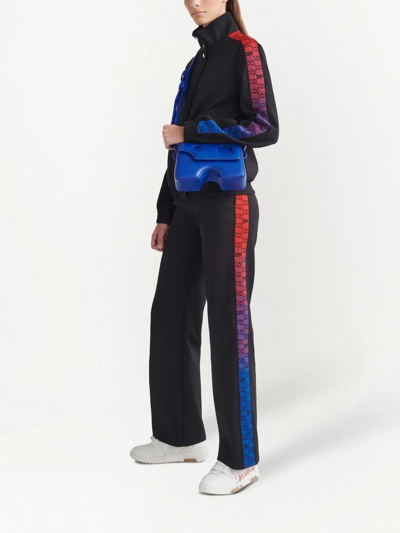 Off-white Monogram-band Track Jacket In Black