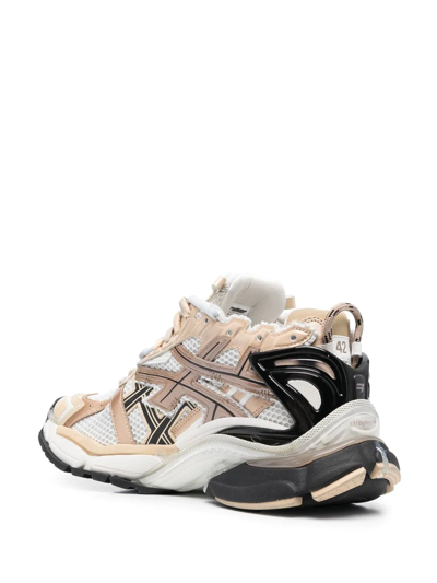 Shop Balenciaga Runner Low-top Sneakers In Nude