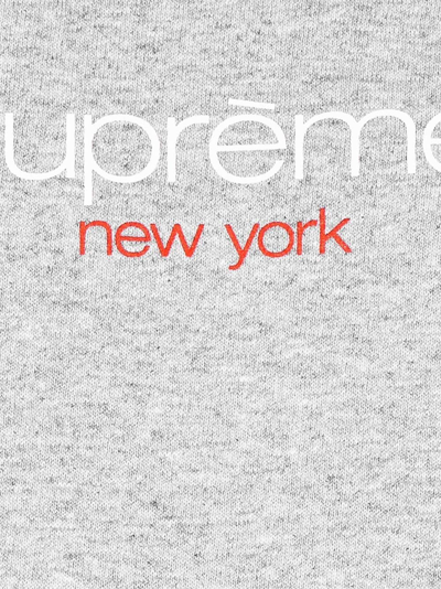 Shop Supreme Classic Logo Crew Neck T-shirt In Grey