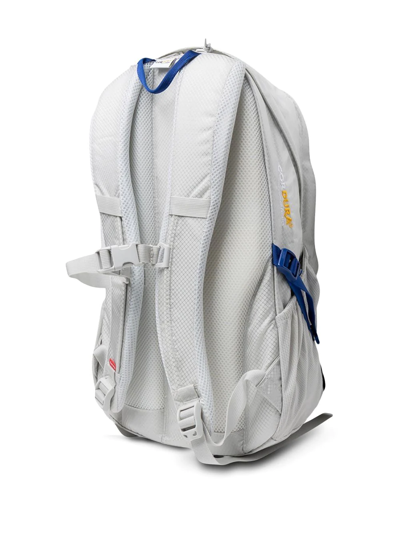 Supreme Logo-patch Backpack In Grey