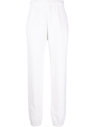 Shop Re/done Tapered-leg Track Pants In Weiss