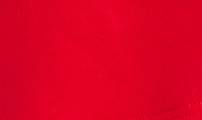 Shop Adidas Originals Short Fleece Hoodie In Vivid Red