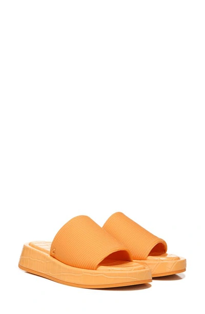Shop Circus By Sam Edelman Latasha Platform Slide Sandal In Orange Cream