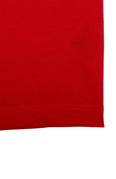 Shop Adidas Originals Kids' Trefoil Graphic Tee In Vivid Red/ White