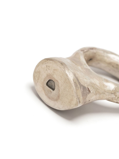 PARTS OF FOUR ROMAN DIAMOND RING 