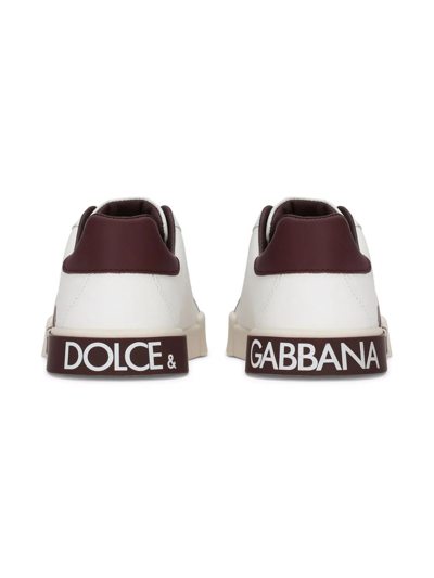 Shop Dolce & Gabbana Portofino Light Low-top Sneakers In White