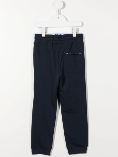 Shop Aigner Logo-tape Track Pants In Blue