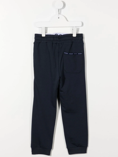 Aigner Logo-tape Track Pants In Blue