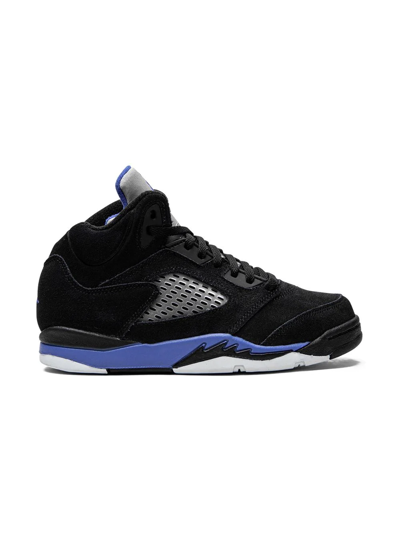 Shop Jordan Air  5 "racer Blue" Sneakers In Black