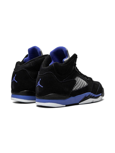 Shop Jordan Air  5 "racer Blue" Sneakers In Black