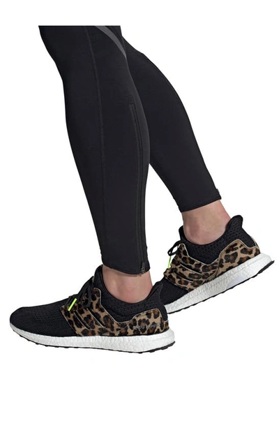 Shop Adidas Originals Ultraboost Dna Running Shoe In Black/ Green/ Calf Hair