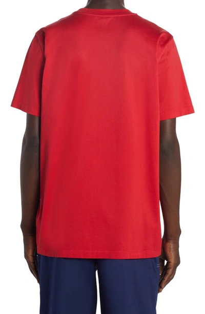 Shop Moncler Snap Pocket T-shirt In 455-red