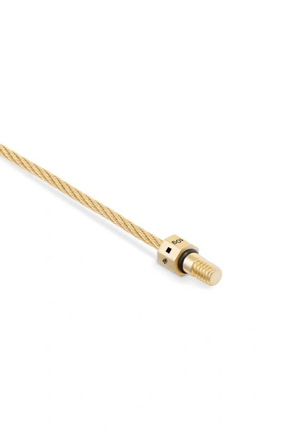 Shop Le Gramme 10g Brushed 18k Yellow Gold Octagonal Cable Bracelet