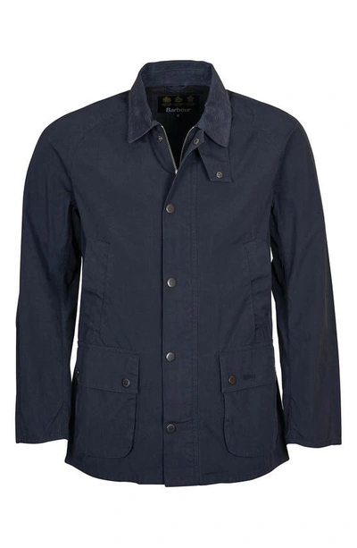 Shop Barbour Ashby Casual Jacket In Navy
