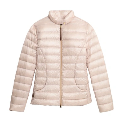 Shop Woolrich Abbie Jacket In Pearl Rose