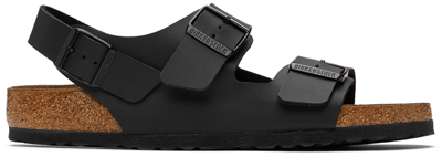 Shop Birkenstock Black Regular Milano Sandals