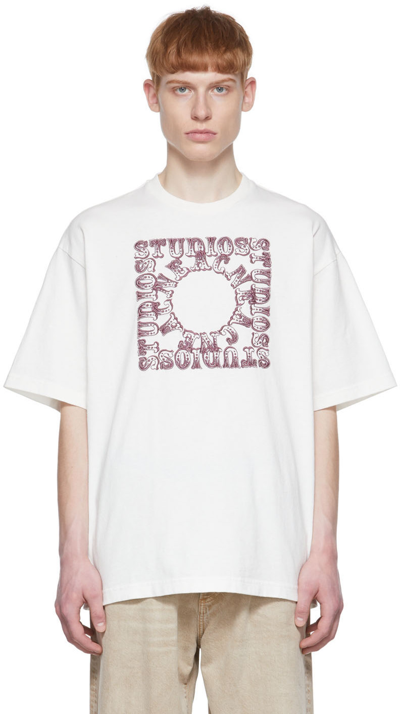 Shop Acne Studios Off-white Cotton T-shirt In Off White