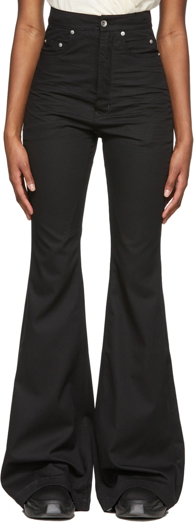 Rick Owens Drkshdw Bolan Bootcut Denim Jeans In Black | ModeSens