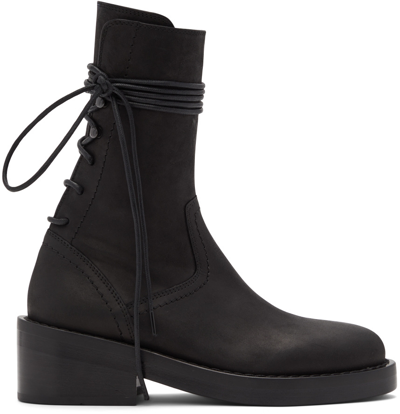 Shop Ann Demeulemeester Black Henrica Boots In 099 Black