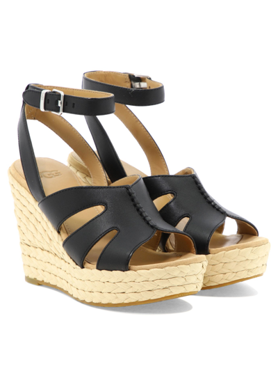 Shop Ugg "careena" Sandals In Black  