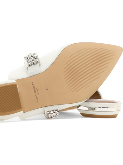 Shop Kurt Geiger "princely" Slippers In White