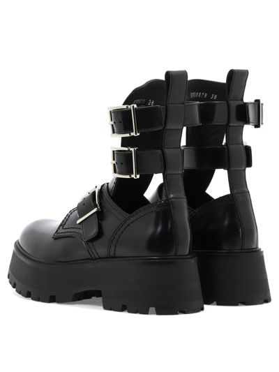 Shop Alexander Mcqueen "rave" Ankle Boots In Black  