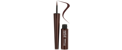 Shop Make Up For Ever Aqua Resist Color Ink Liquid Eyeliner In Matte Wood - Matte Dark Brown