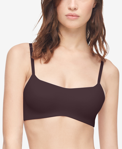Shop Calvin Klein Liquid Touch Lightly Lined Bralette Qf5681 In Woodland