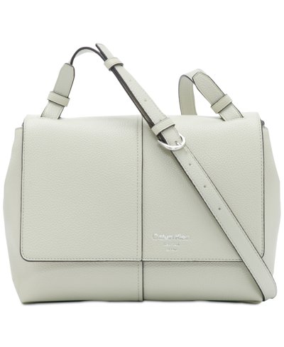 Shop Calvin Klein Myra Crossbody In Pelican