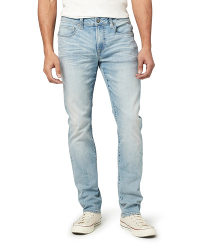 Shop Buffalo David Bitton Men's  Slim Ash Crinkled Stretch Denim Jeans In Indigo