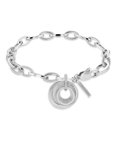 Shop Calvin Klein Women's Stainless Steel Bracelet In Silver-tone