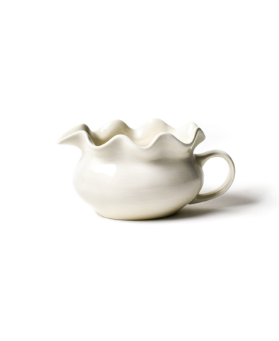 Shop Coton Colors Signature White Ruffle Gravy Boat