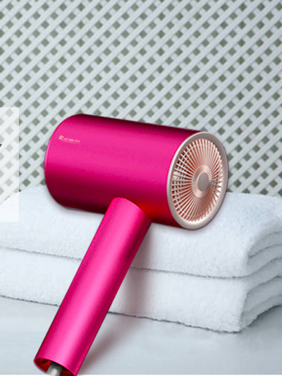 Shop Rainbean Hair Dryer In Pink