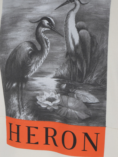 Shop Heron Preston Hoodie In White/black