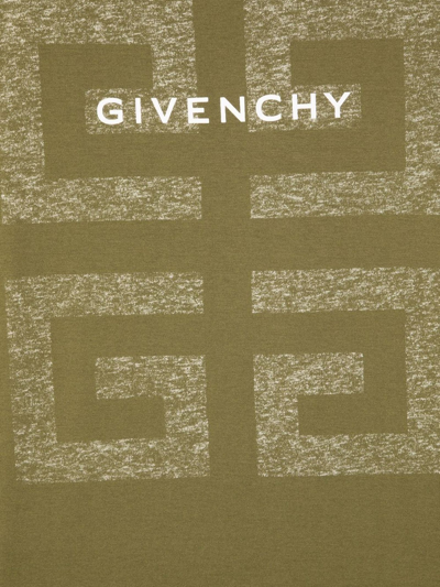 Shop Givenchy Green Cotton Tshirt In Verde