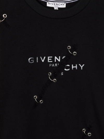 Shop Givenchy Black Cotton Sweatshirt In Nero