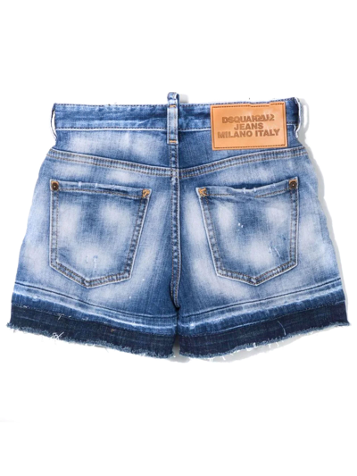 Shop Dsquared2 Denim Cotton Shorts