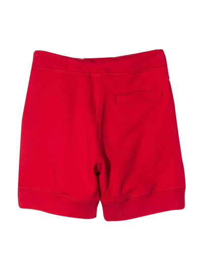 Shop Dsquared2 Red Cotton Shorts In Rosso