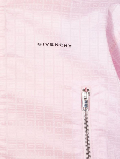 Shop Givenchy Pink Polyester Jacket In Rosa